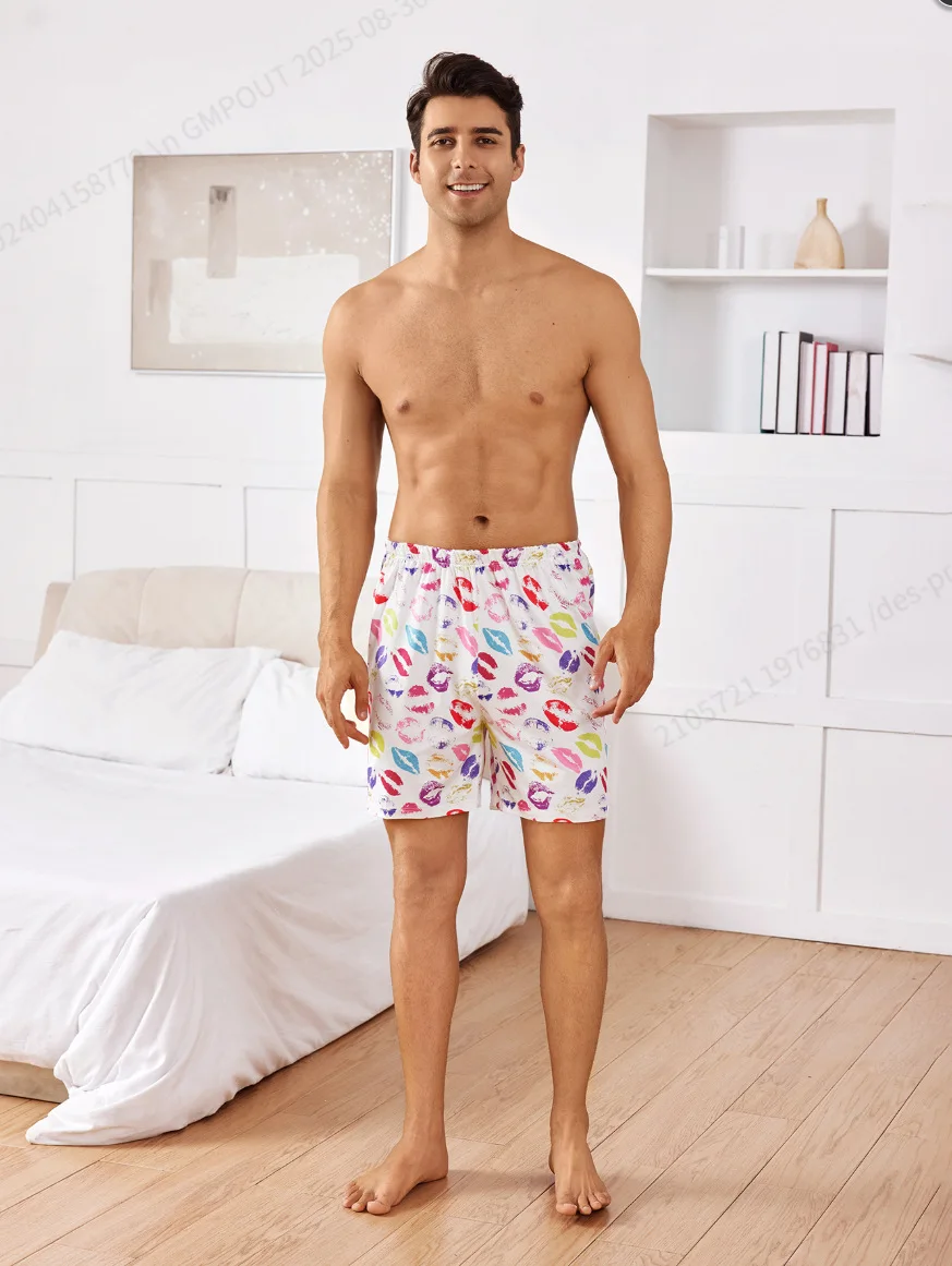 

Summer men's sleepwear printed fashionable, casual and comfortable