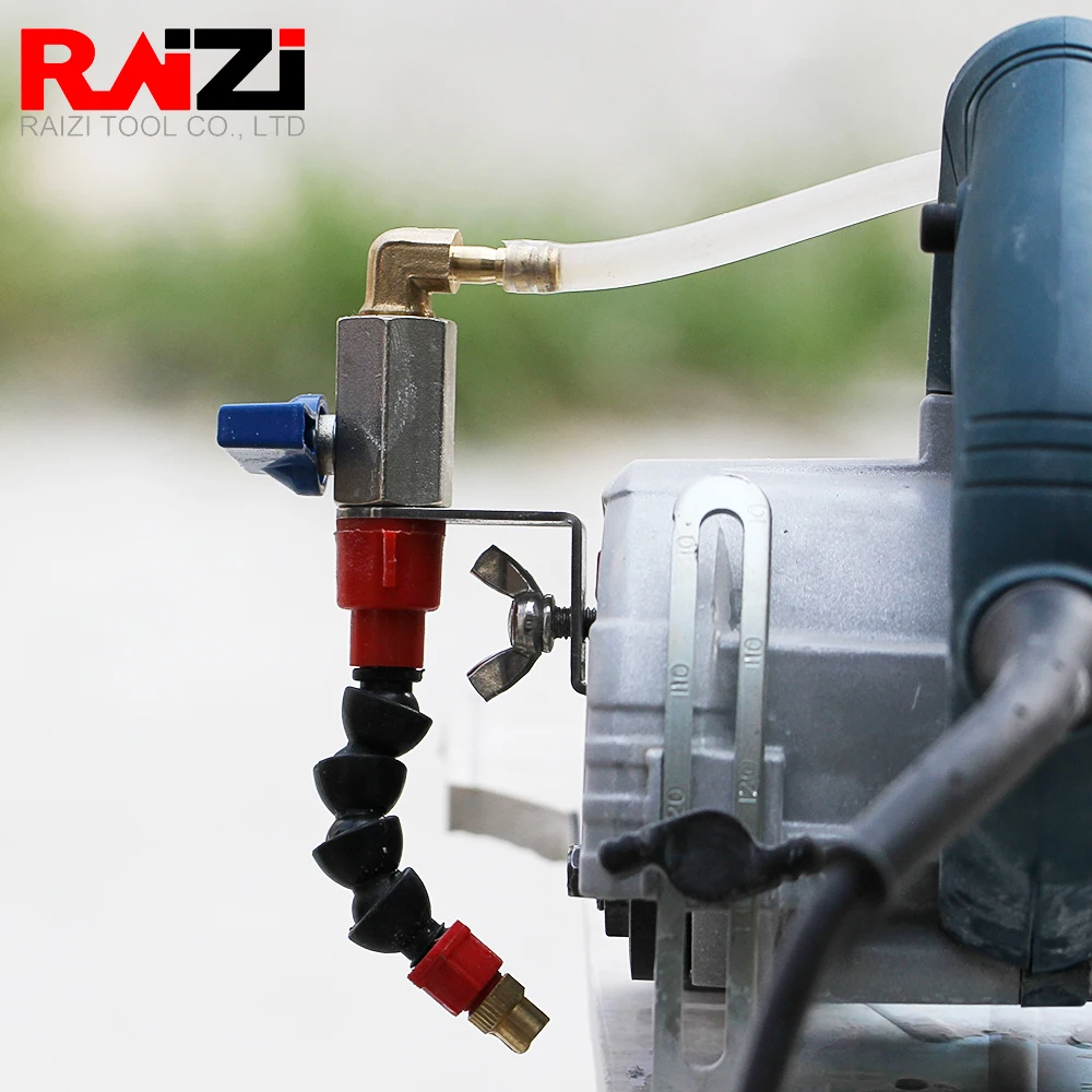 RAIZI-Scie circulaire sans support de machine, accessoire externe d'alimentation en eau pour couper le marbre, brique et carreaux