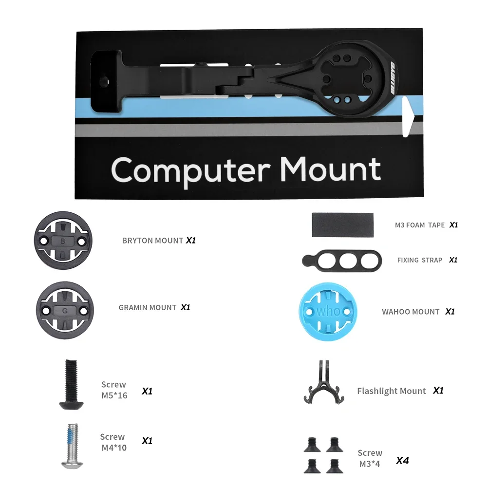 

For Y1RS Integrated Handlebar Computer Mount Compatible With Gopro/GPS/Garmin/Bryton/Wahoo Aluminum Alloy