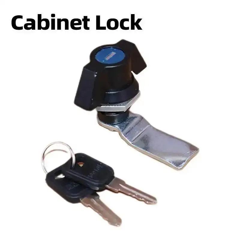 Cylindrical Cam Lock With Keys Industrial Grade Cabinet Door Lock For Distribution Boxes Model MS748