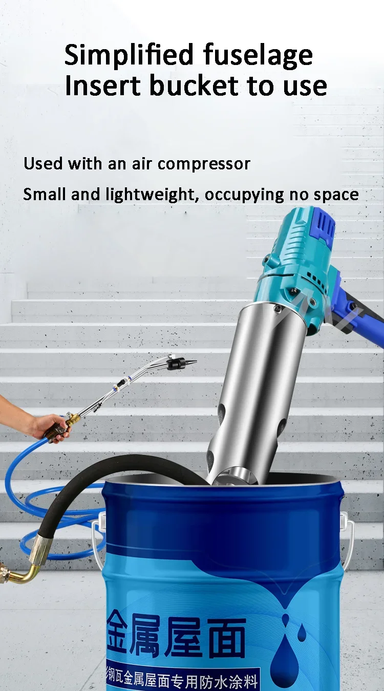 Multifunctional High Pressure Waterproof Spraying Portable Polyurethane Putty Cement Grouting Machine 220V/1500W