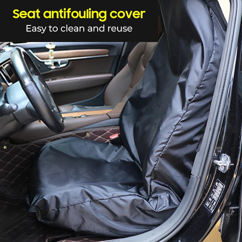 Car Front Seat Protector Cover Heavy Duty Universal Waterproof Auto Seat Covers Car Seat Cover Breathable Cushion Protector