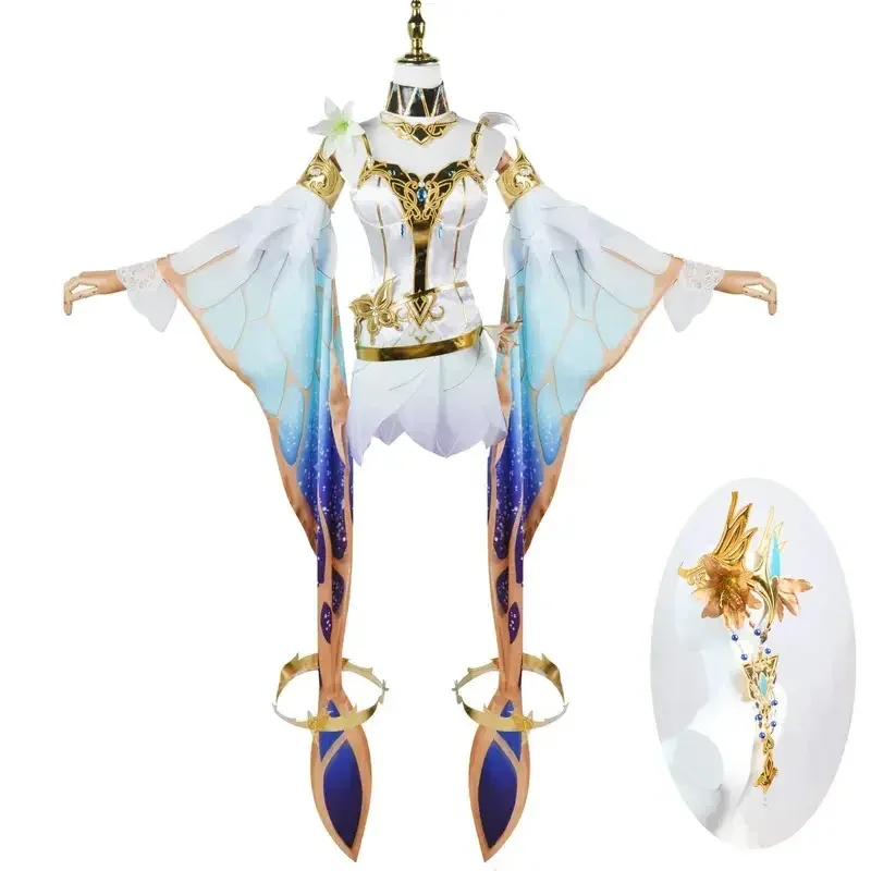 Anime King Glory Suit Diao Chan New Version of Golden Midsummer Uniform Night's Dream Halloween Cosplay Costume Suits ty'4