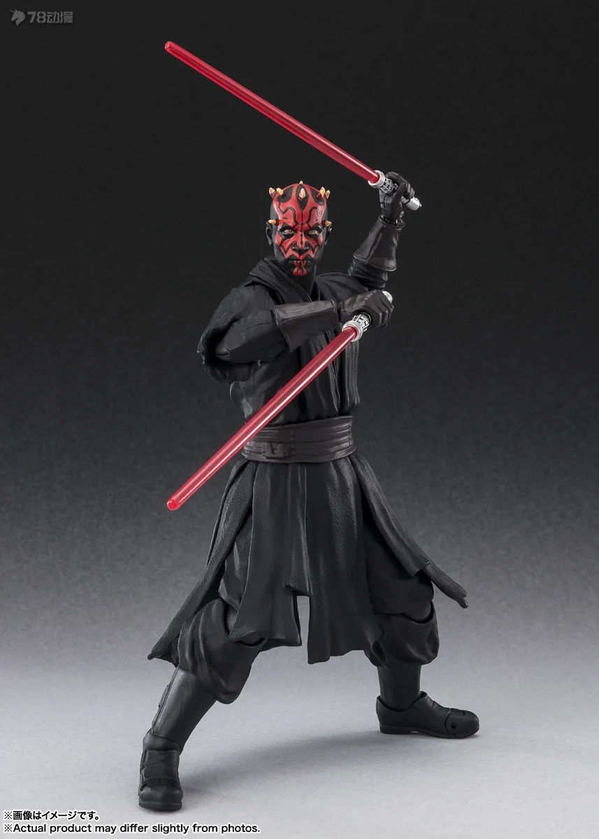 Bandai Genuine Original    SHF AMERICAN SERIES DARTH MAUL (STAR WARS, PHANTOM MENACE)    Action Figure Toys For Boys Girls Kids