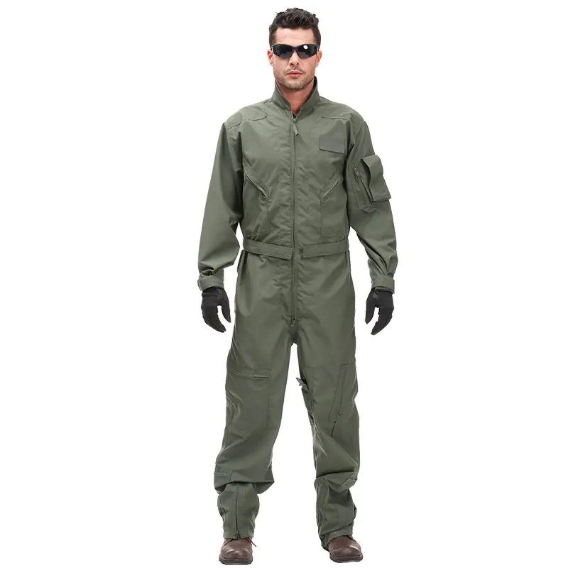 In-Stock EU US GB Standard  F5115 CWU 27-P Aramid IIIA Flame Retardant Flight Suit Safety Pilot Flight Suit