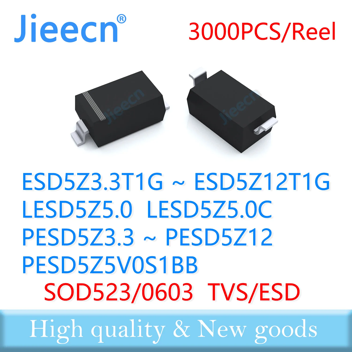 3000Pcs Sod523 Esd5… - image
