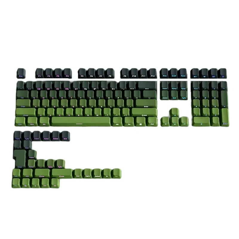

Well Made-PBT Double Shot Keycaps Sidelit Light Backlit Translucent Cherry Profile For MX Mechanical Keyboard