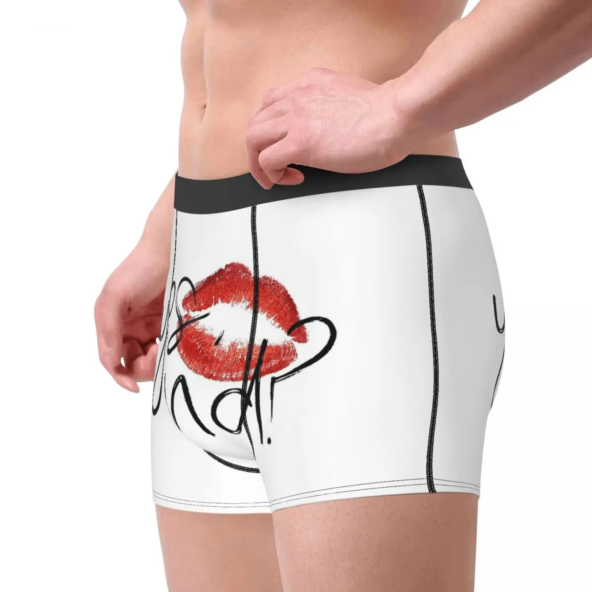 Calzoncillos tipo bóxer, pantalones cortos Sí y Ariana Grande, ropa interior suave para hombre, regalo para novio