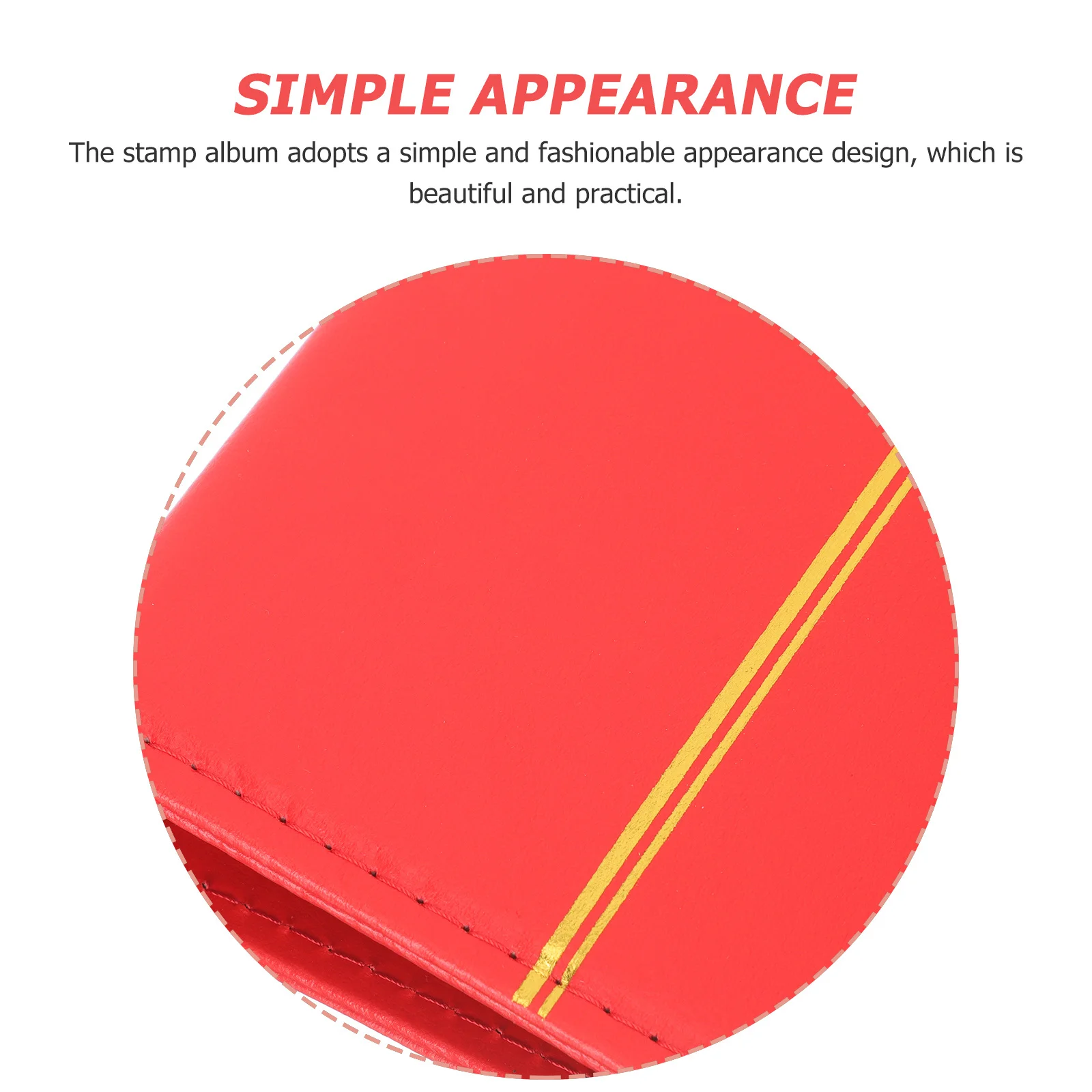 Household Stamp Album Premium Transparent Pages for Coin Photo Postcard Collection Organizer Storage Binder