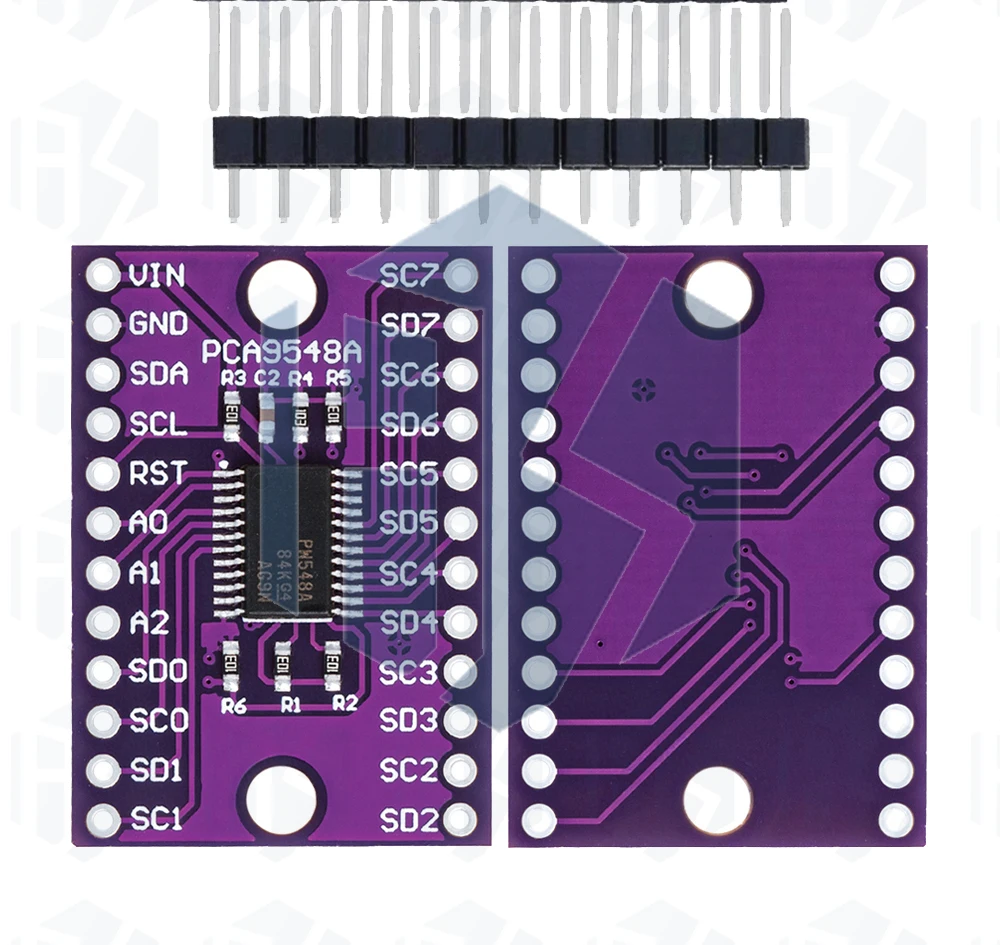 PCA9548 TCA9548 TCA9548A 1 bis 8 Kanal I2C IIC Multiplexer Breakout-Modul Erweiterungsplatine für Arduino – Detail 13