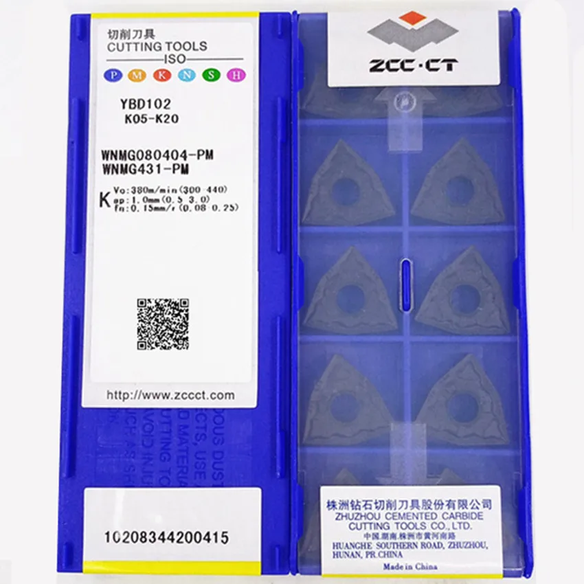WNMG080408-PM-C m20t/WNMG080404-PM ybc151/WNMG080404-PM ybd102/WNMG080408-PM ybd102 zcc. ct cnc carboneto insere 10 pcs/box