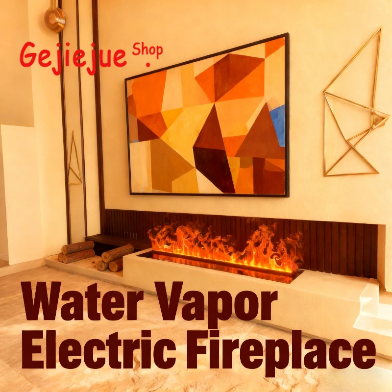 

3D распыленный реалистичный камин с красочным паровым пламенем, эко, декоративный индивидуальный туман, интеллектуальный домашний уютный камин с вибрами