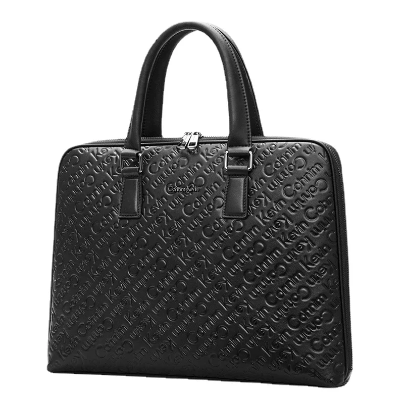 

Men's Briefcase High capacity Messenger Bag Leather Handbag men's leather tote bag computer bag men's folder for a4 documents