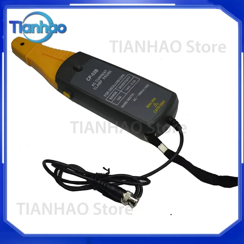CP-02B Current Probe for Oscilloscope with Low Battery Indication AC Current Clamp Tester Probe