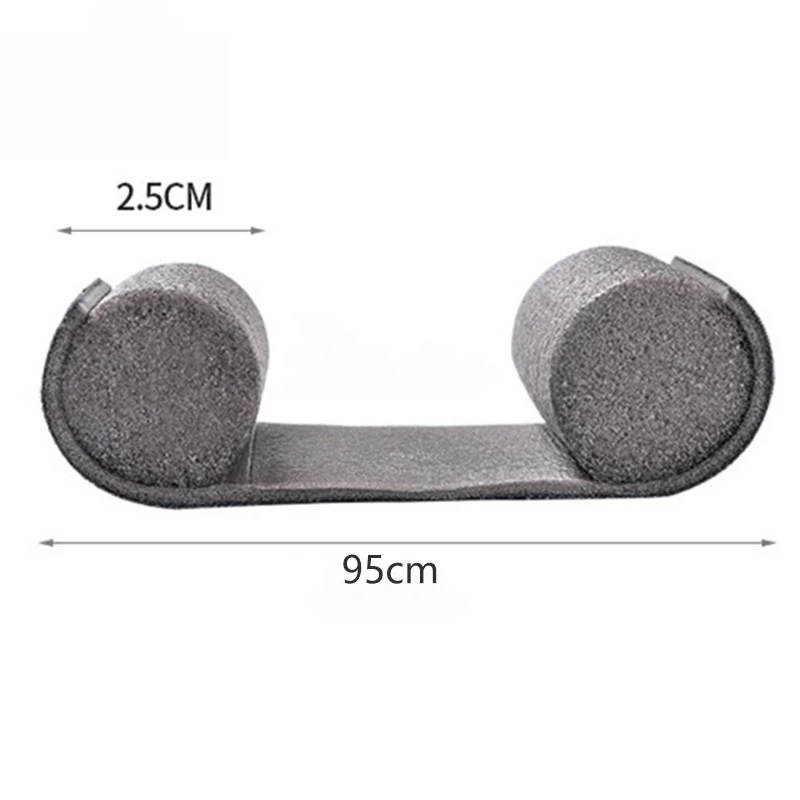 4 قطعة شريط عازل للباب السفلي مشروع سدادة الطقس تجريد الضوضاء مانع قابل للتعديل الباب 95 سنتيمتر سدادة الباب توقف