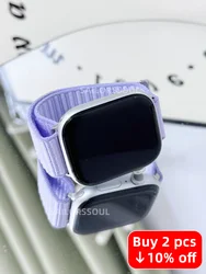 Nylon Strap For HK8 PRO MAX Smart Watch HK9 PRO HK10 HK11 ULTRA 3HK9 ULTRA 2 MAX Smartwatch Sports Loop Travel Outdoor Band