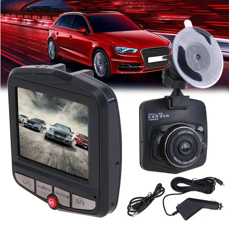 2.4 Inch Car Dash Cam HD 1080P DVR Recorder Video Reverse Dashcam Night Vision Loop Recording Wide Angle Motion Detection Camera