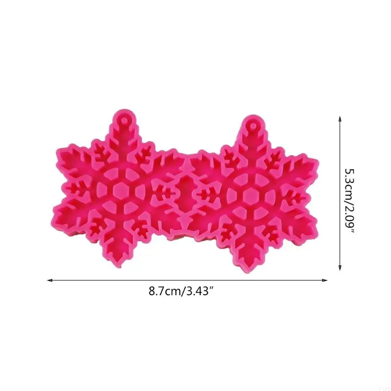 C1FE 1PC/10PCS Снежинки подвеска