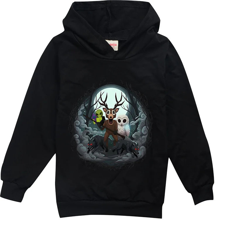 جديد 99 ليالًا في الغابة الأولاد هوديي الكرتون بلايز موضة الترفيه البلوز الأطفال البلوز ربيع الخريف الملابس هدية #4