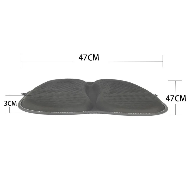 Honeycomb Gel Foldable Seat Cushion Cooling Breathable Universal Fit Car Office Outdoor Long Sitting Non-Slip Base Comfortable