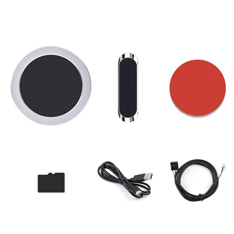 

Round Screen USB Drive-Free Water-Cooled Chassis Secondary Screen With Cpu Temperature Status Monitor Function-AT82
