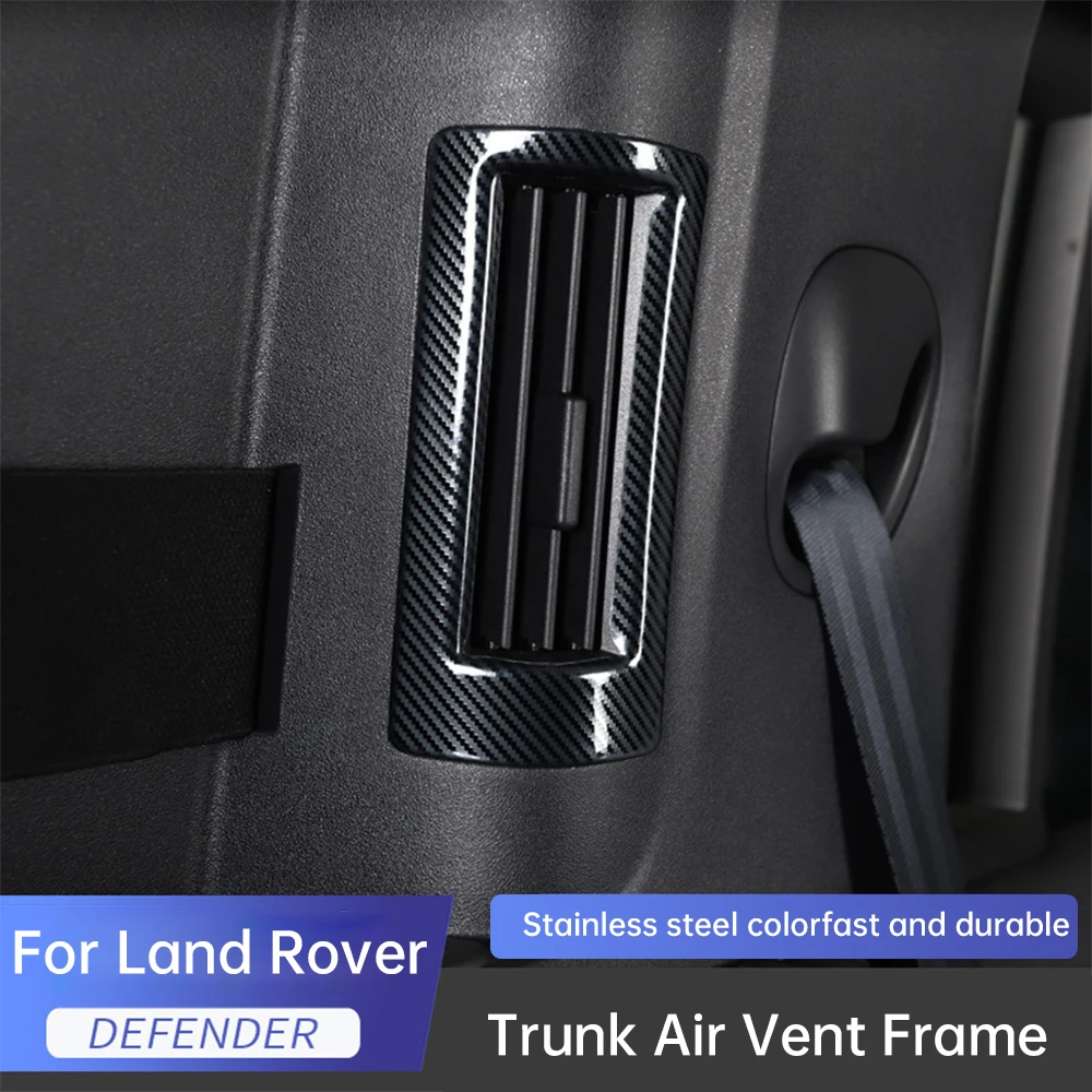 For Land Rover Defender 90 110 2020 2021 2022 Car trunk air conditioning vent frame decorative sticker