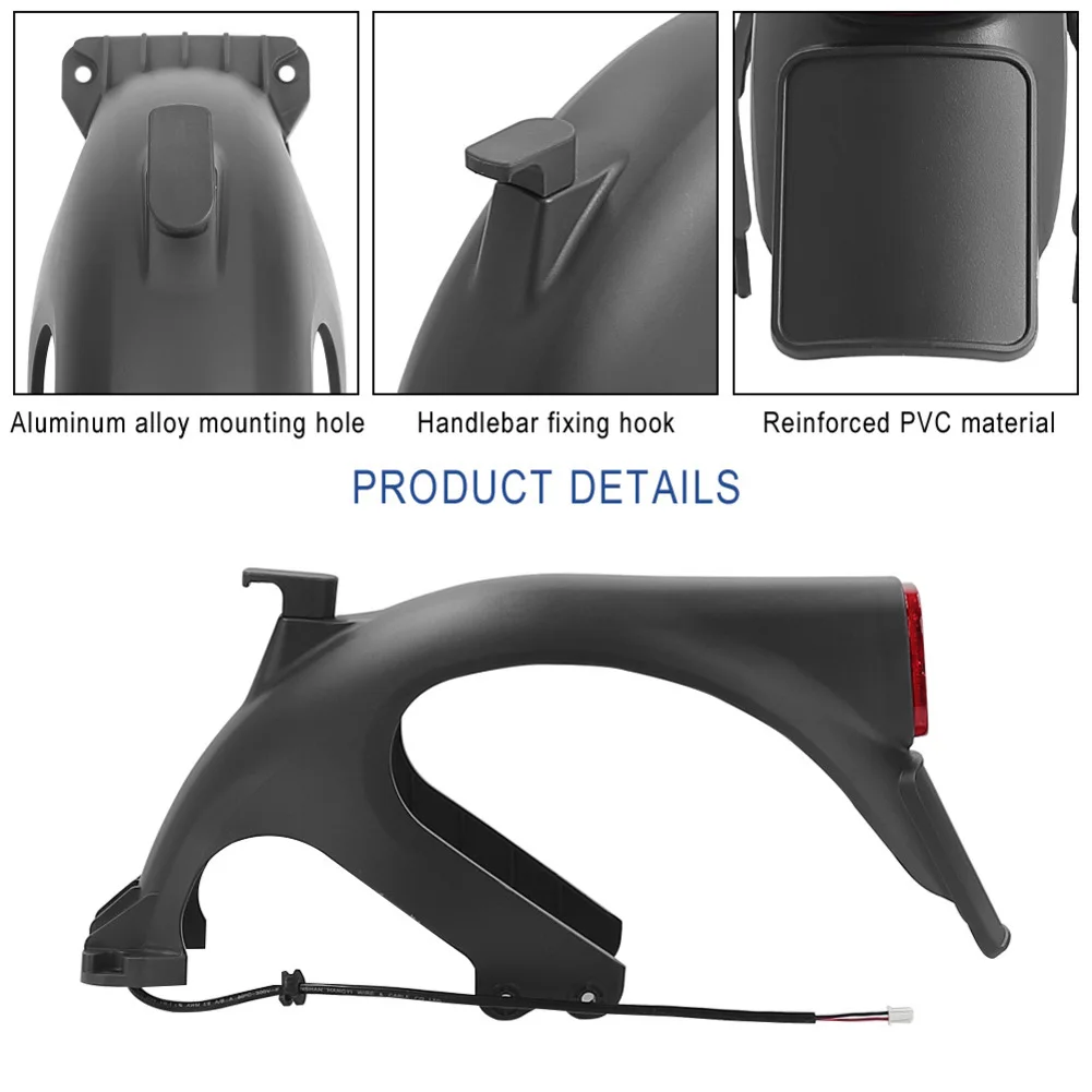 

1 шт., задний брызговик для электрического скутера, кронштейн для Segway для Ninebot Max G2, задний брызговик для электрического скутера, кронштейн 35*15*10 см