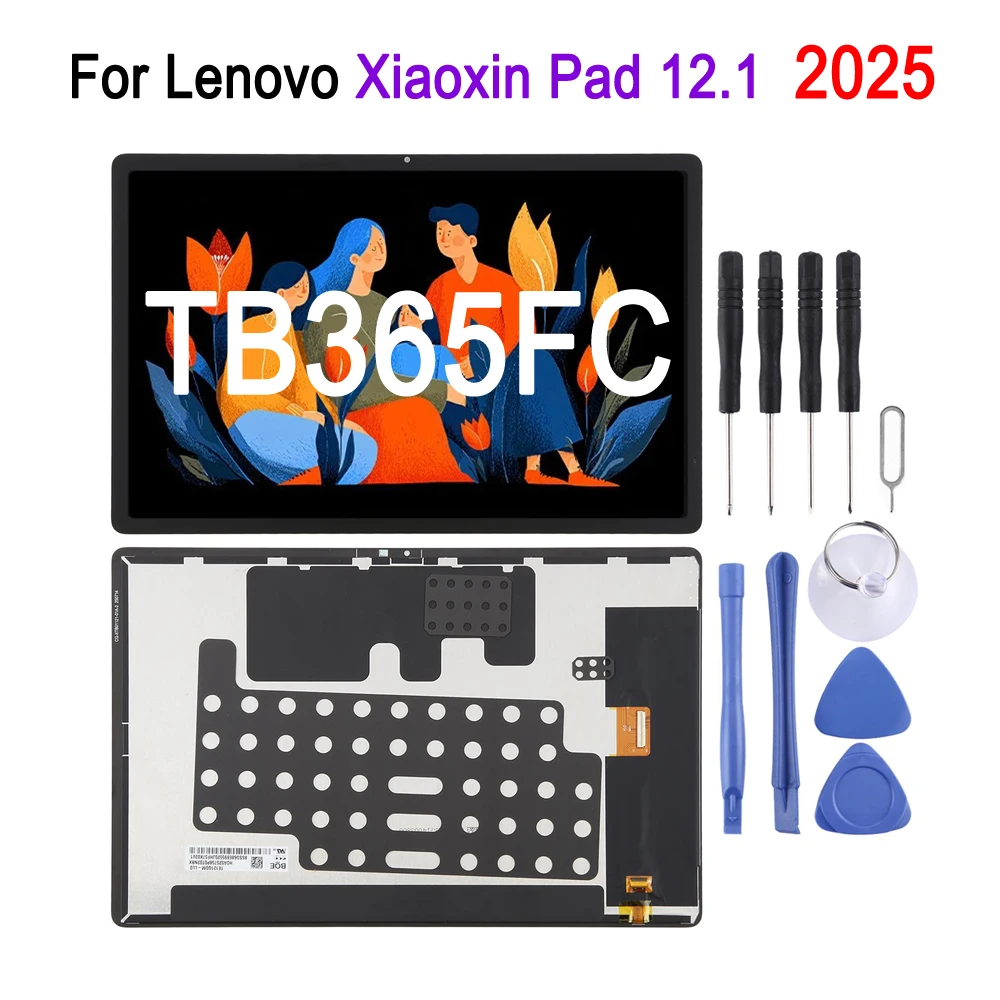 12.1'' 90Hz LCD Screen For Lenovo Xiaoxin Pad 12.1 2025, TB365FC Tablet Display Touch Screen Repair Replacement Spare Part