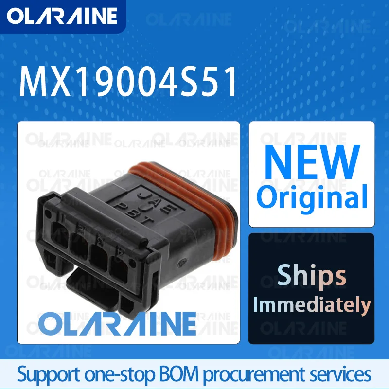 

20/50/100Pcs MX19004S51 100% brand new and original IC chip Automotive connectors 4 Position 5 A