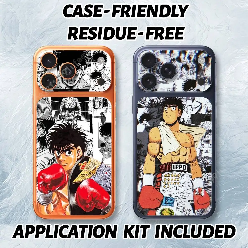 

M-Makunouchi Ippo-S Boxing Comic Sticker UV Film for iPhone 17 Pro 17 ProMax Protective Sticker