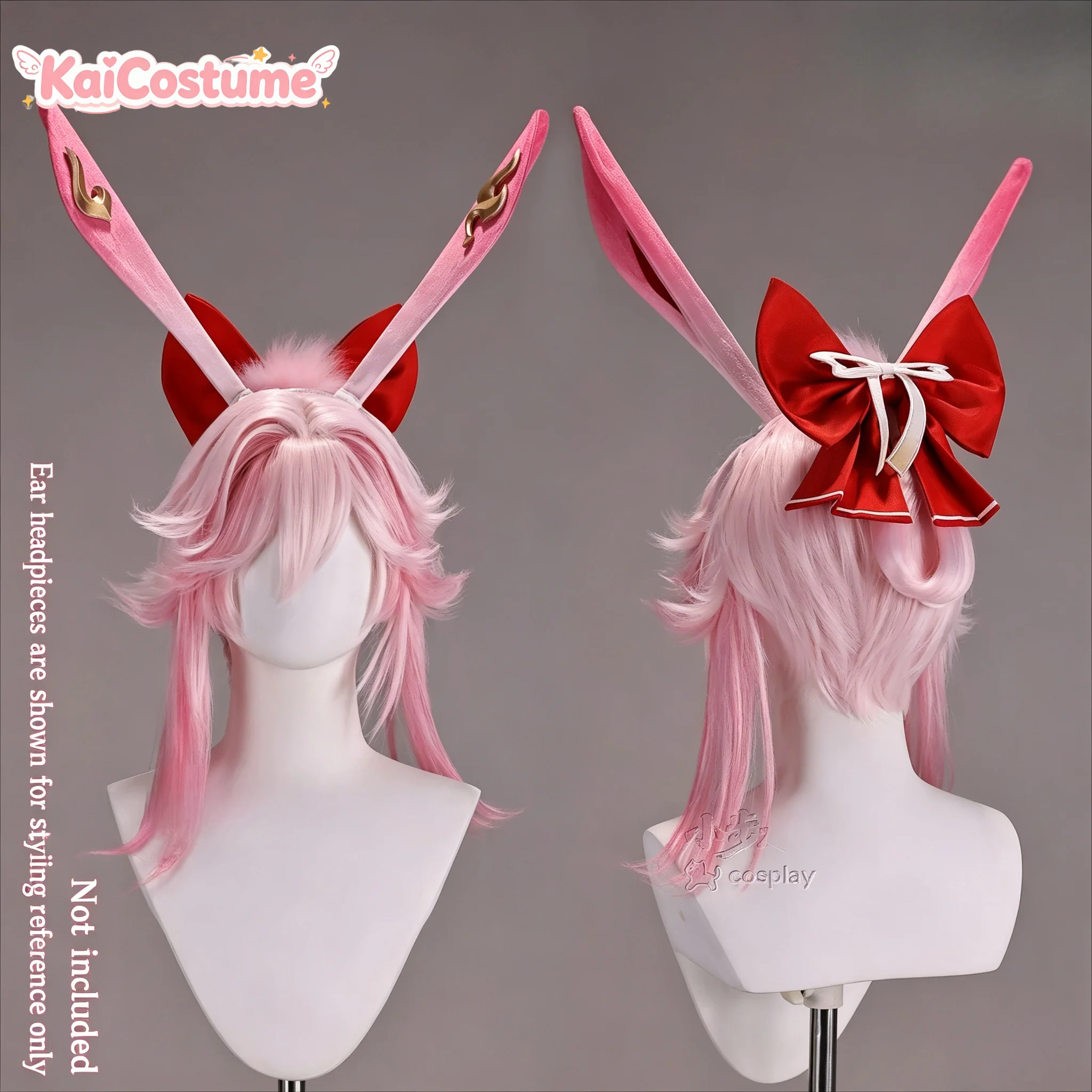 Anime Cosplay Pink - High Quality Evanescia Cosplay Wig Honkai: