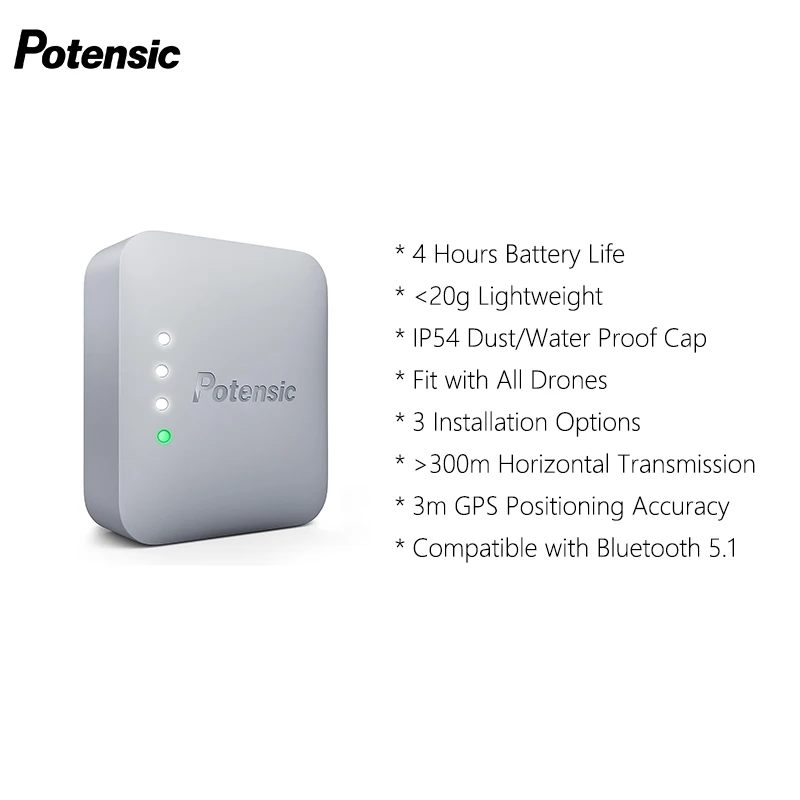 

Potensic Enhanced Transmission FAA Compliant Remote Identification Broadcast Module Small Size for Different Drones