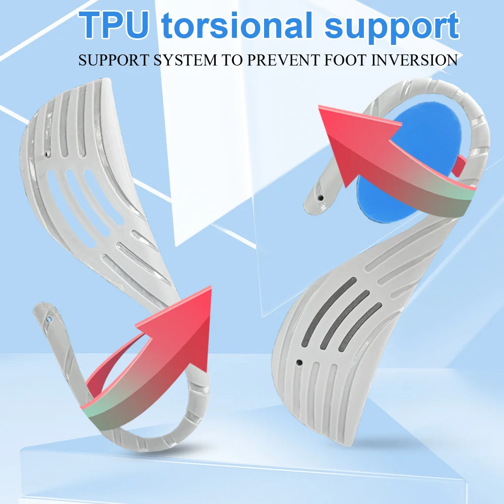 Plantar Fasciitis Orthopedic Insoles Arch Support Flat Foot Corrector Shock Absorbing Cushion Shoe Inserts Foot Care Men Women