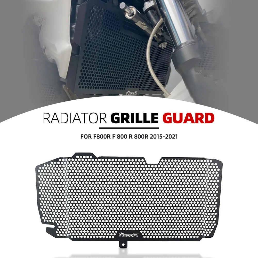

For F800R F 800 R 800R 2015 2016 2017 2018 2019 2020 2021 Radiator Guard Oil Cooler Protector Grille Grill Cover Accessories