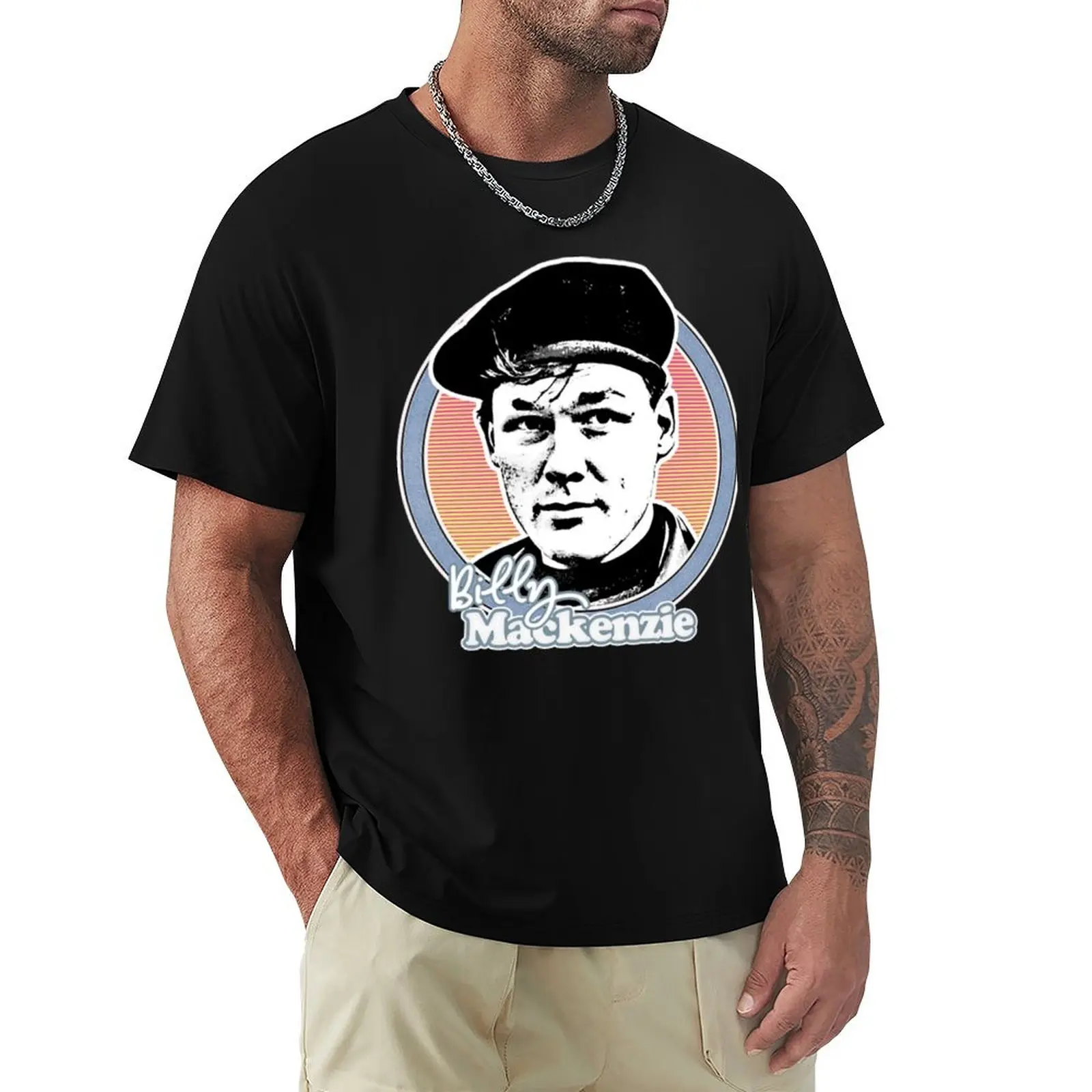 Billy Mackenzie 80s T-Shirt Fashion Pattern Printed Tee Shirt