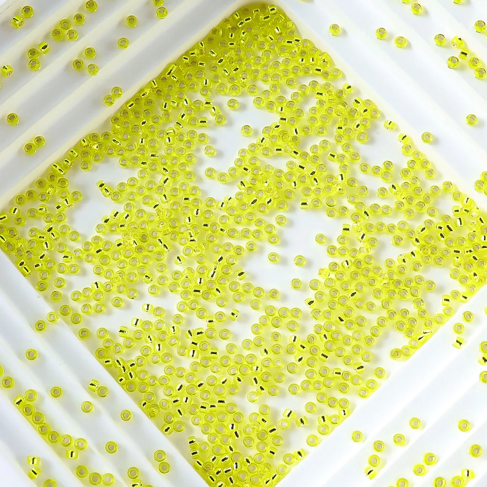 Aus Japan importiert, 15/0 TOHO 1,5 mm silberbeschichtete runde Perlen, Schmuckzubehör, 10 g, wird für Perlenstickereien und feines Perlenweben verwendet. – Detail 17