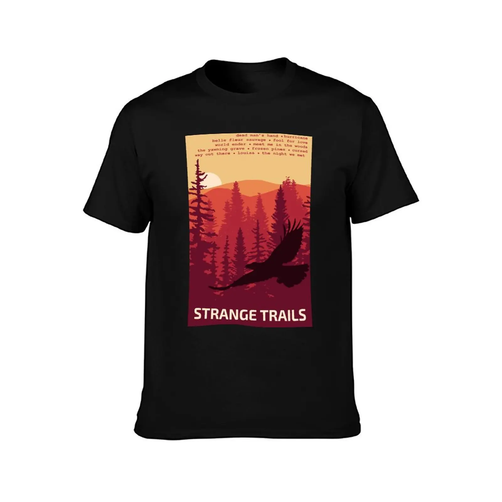 Strange Trails // Lord Huron T-Shirt Casual Loose Short Sleeve Tee for Men T-Shirt
