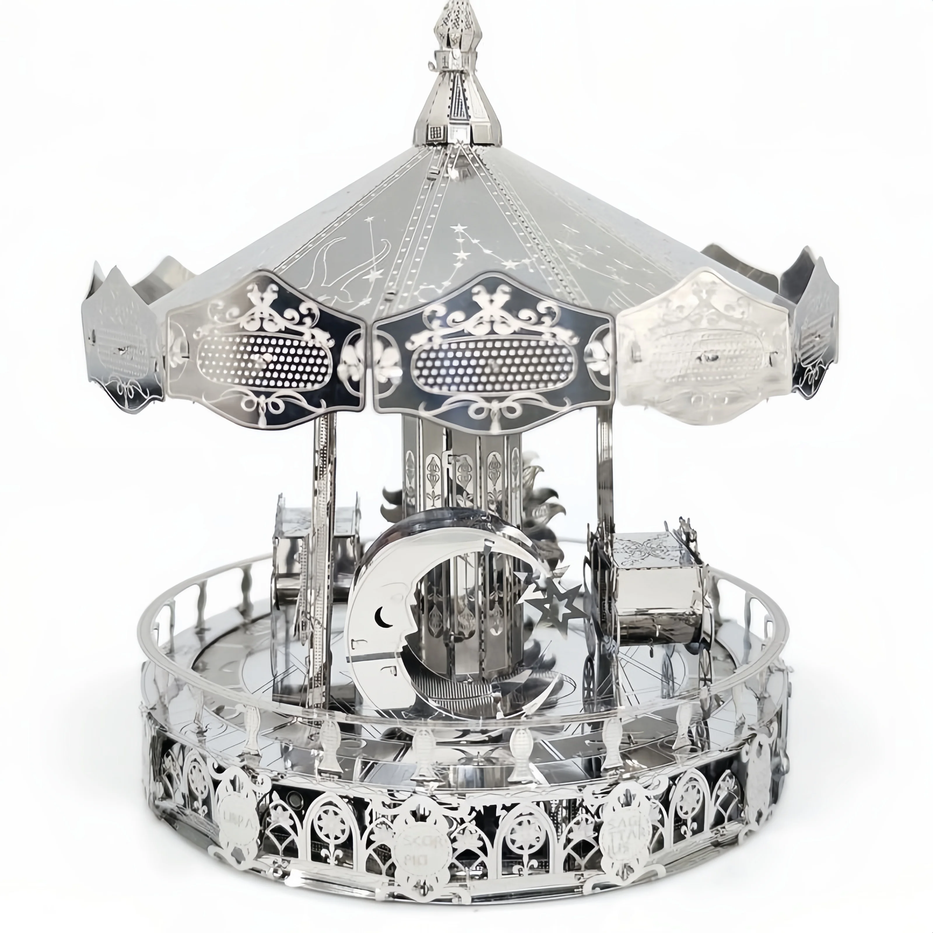 

Constellation Carousel DIY Handmade 3D Three-dimensional Puzzle Metal Model Ornament Gift
