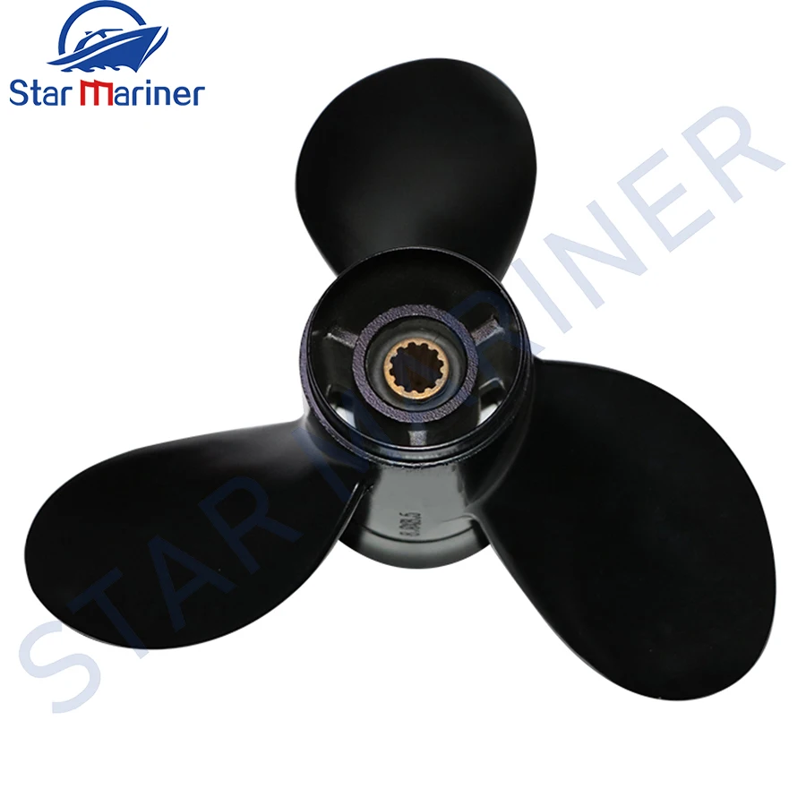 3B2-64517-0 Propeller 8.9*8.5 Aluminum Alloy For Tohatsu Outboard Motor 2 Stroke 9.8HP Hidea 2T 9.8HP 3B2-64517 Boat Engine
