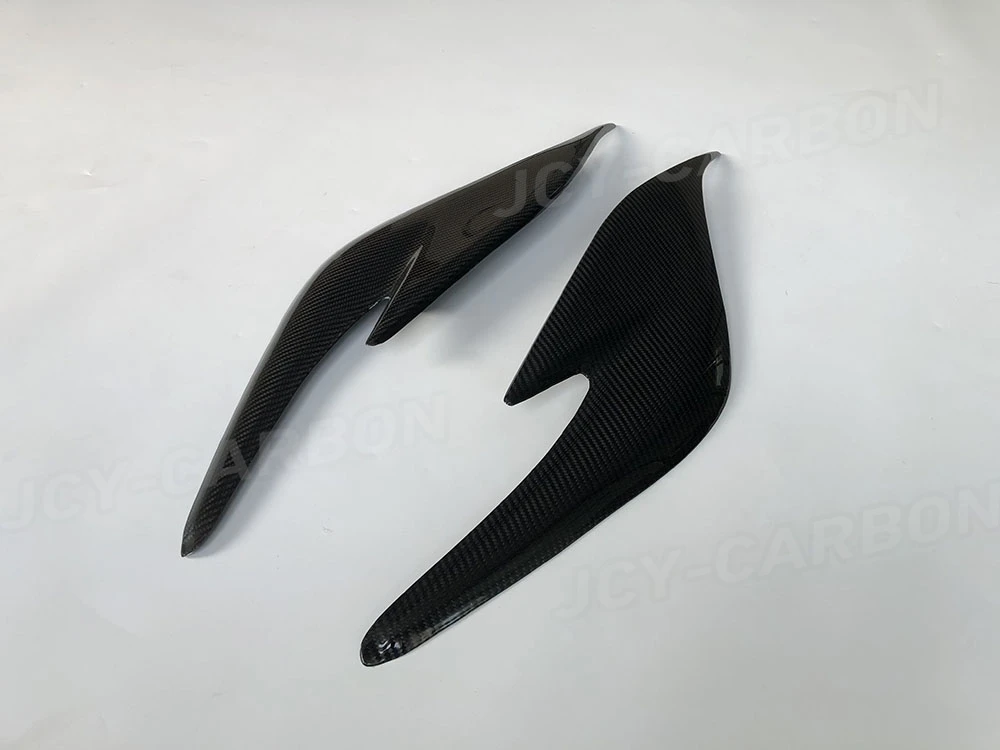 Carbon Fiber Car Front Eyelid Bumper Lamp Eyebrow Trims For Toyota Prius ZW30 JDM 2012-2015 Eyebrow Cover Decoration view 5