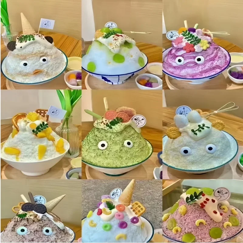 Macchina per il rasoio per gelato con scaglie di neve al latte in uscita in 3 secondi Macchina per il ghiaccio commerciale commestibile per piccole scaglie di neve coreana