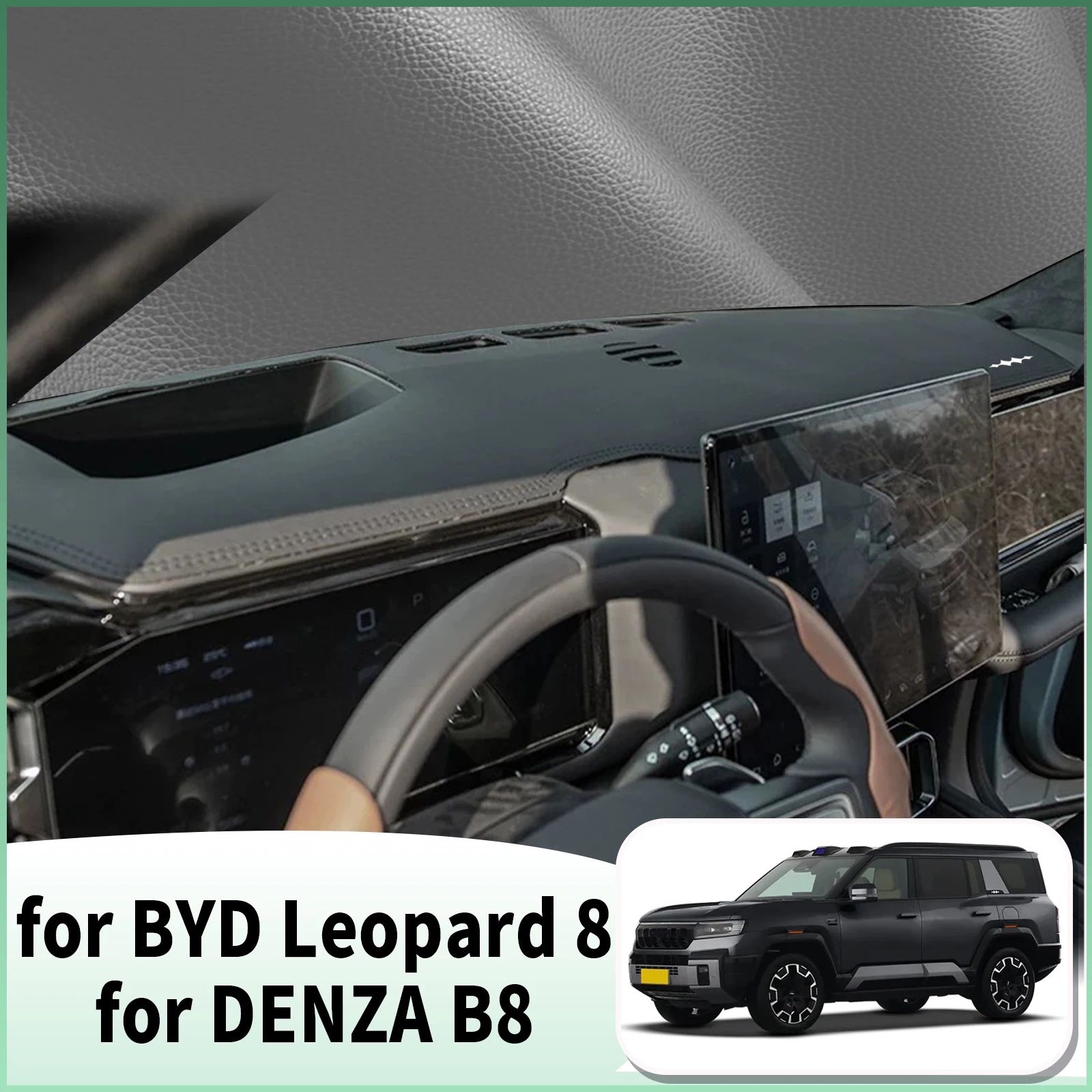 

fit for BYD Equation Leopard 8 2025 2026 DENZA B5 Car Dashmat Accessories Dashboard Cover Pad DashMat Sunshade Protective Carpet