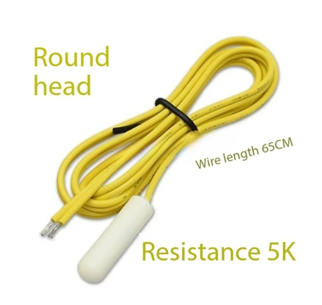 Temperature Sensor Probe Refrigerator Defrosting Sensor Temperature Sensor Probe 5k 65cm