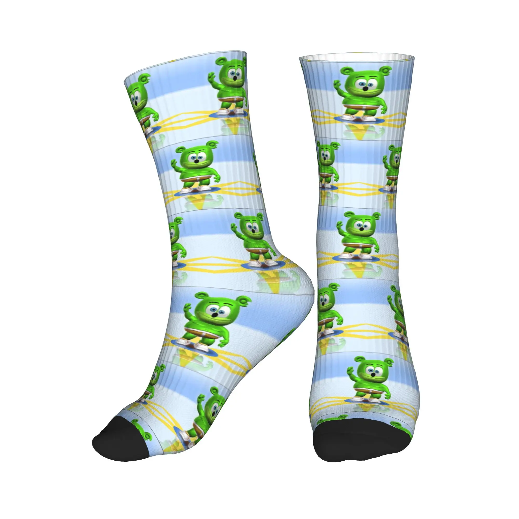

All Seasons Gummibar (the Gummy Bear) Sport Middle Tube Socks High Quality Crew Socks Funny Stockings for Men Women