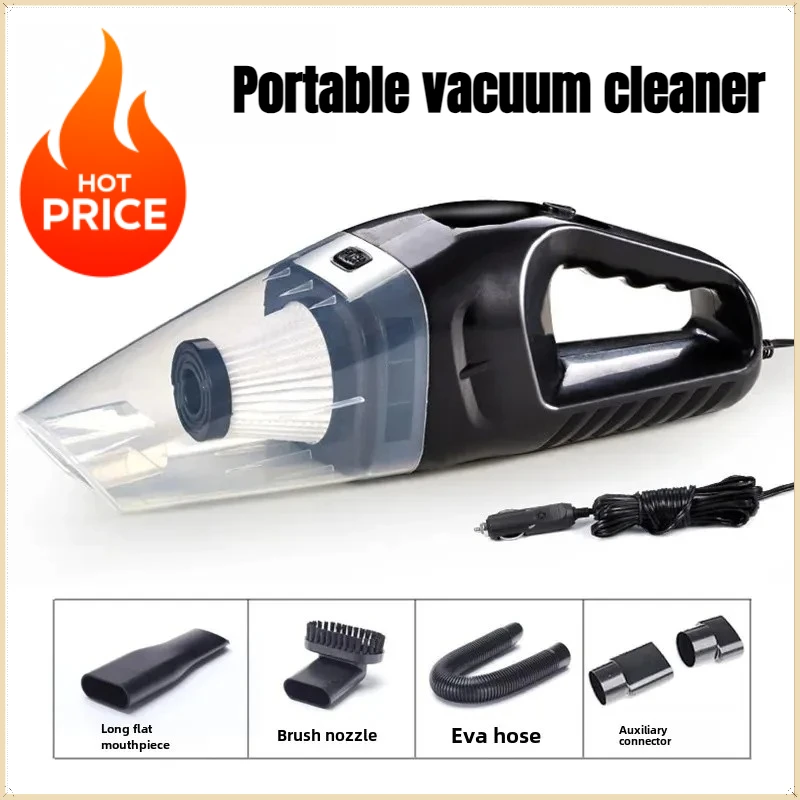 2026 Hot Selling Portable High-power Car Vacuum Cleaner Suitable for Both Automotive and Household Handheld Wet Dry Dual-use