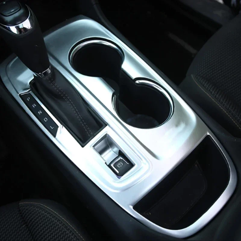 Car grain Central control Gear lever panel decoration cover for Chevrolet Equinox 2017 -2021 car styling accessories view 2
