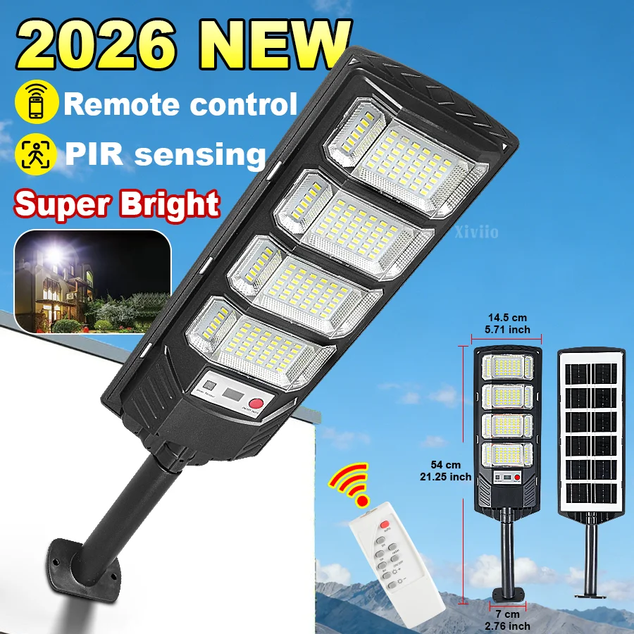 

Ultra Bright Solar LED Lights 320° Wide Range Outdoor Powerful Motion Sensor Solar Lamp Waterproof External Garden Backyard Lamp