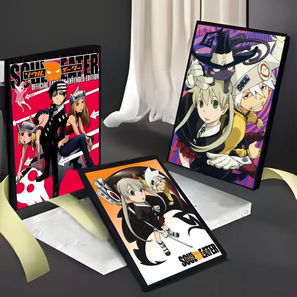 S-S-Soul E-E-Eater أنيمي اللوحة الخط HD مقاوم للماء قماش المشارك الفن: الجمالية جدار ديكور المنزل والبار والمزيد