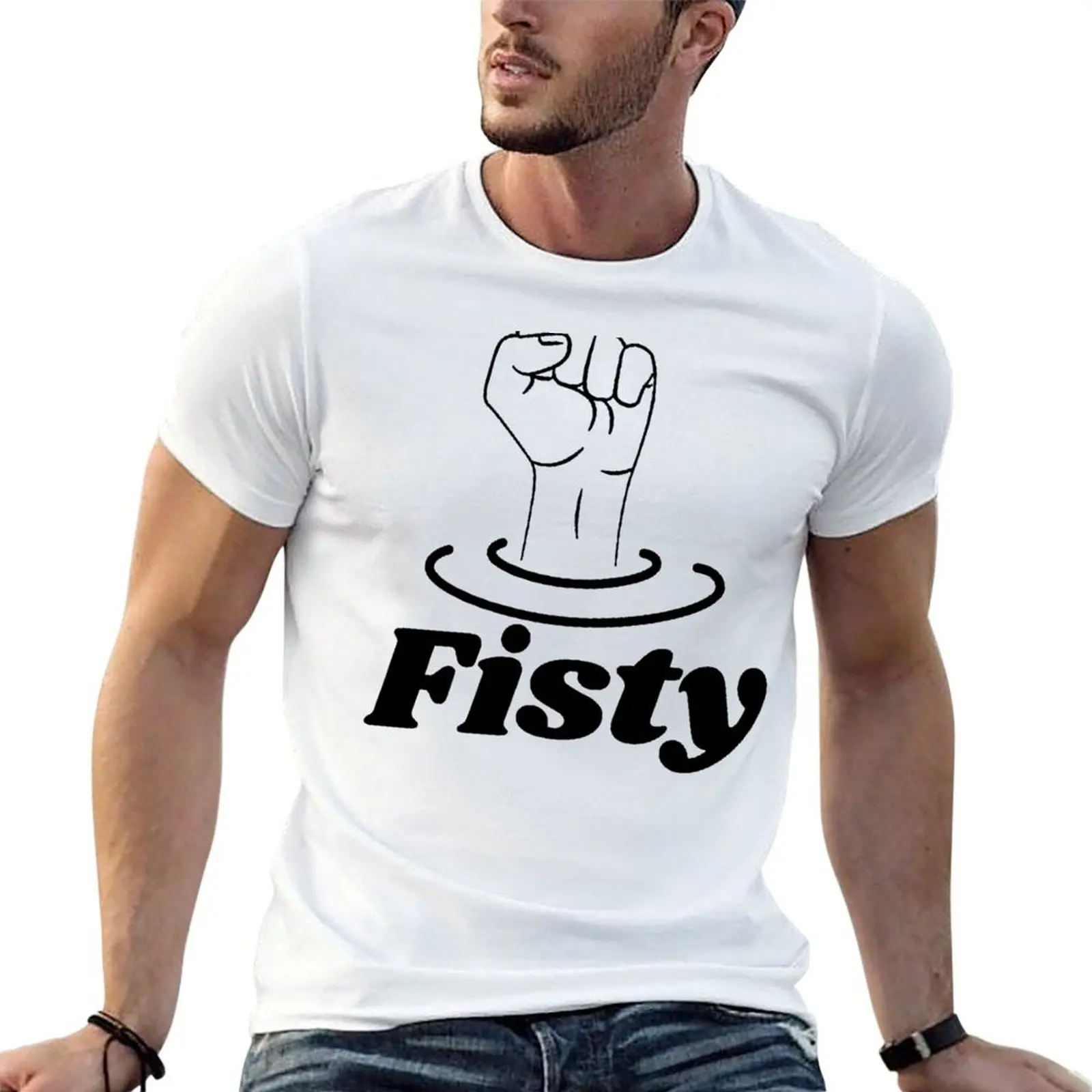 

Wordplay meme Fisty T-Shirt t shirts for man graphic vintage cotton t shirts high quality T-Shirt