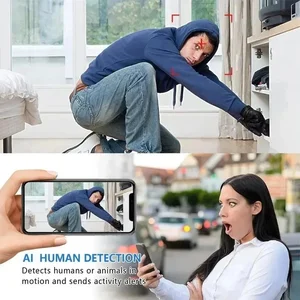 1080p HD Mini WiFi Camera IP Casa Smart House Interne Nachtsicht AI Human Camcorder Audio Video Überwachung Kamera Sicherheit 8 Hauptverkaufskamera Proteste HD - №7